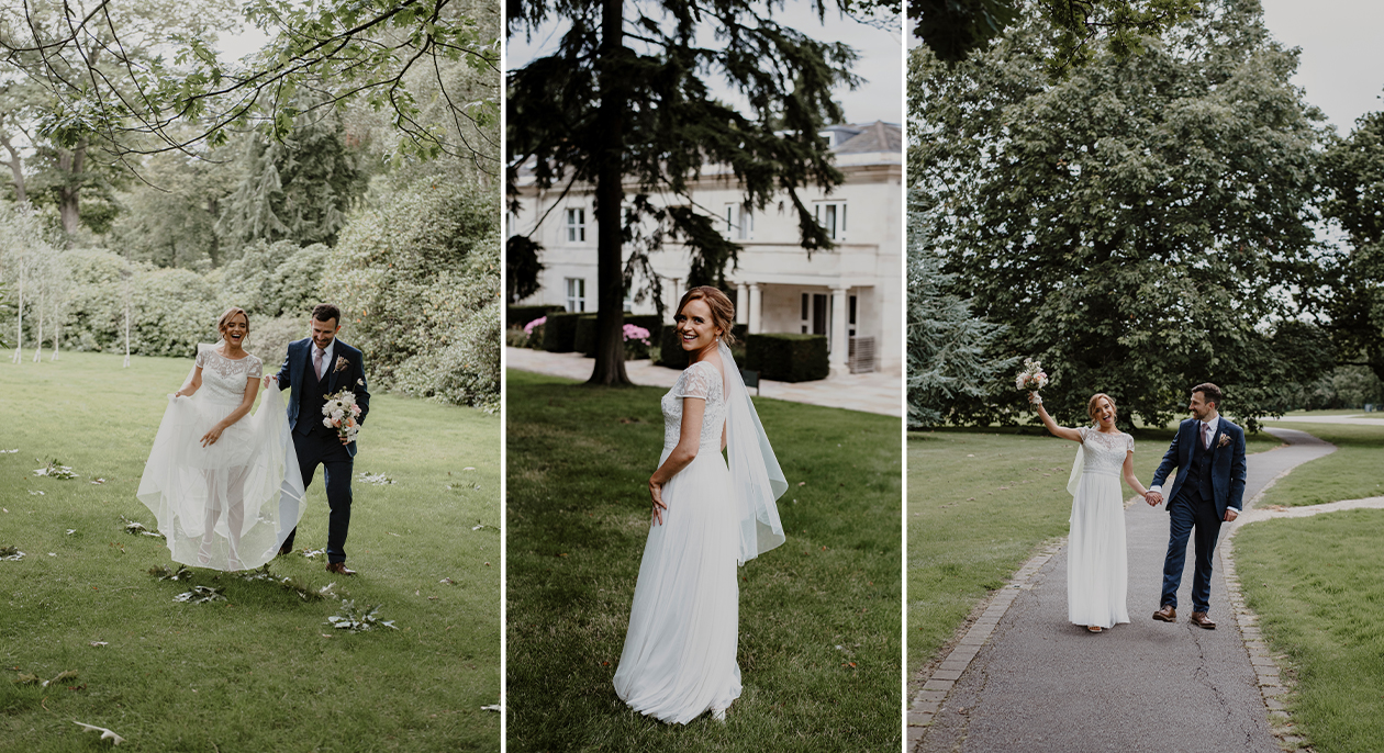 Louise and Michael in the Grounds