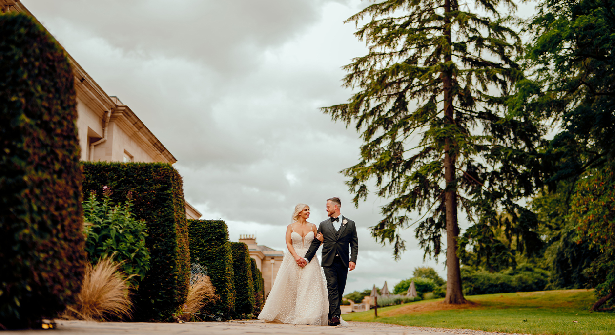 Sami and Rob in the Grounds