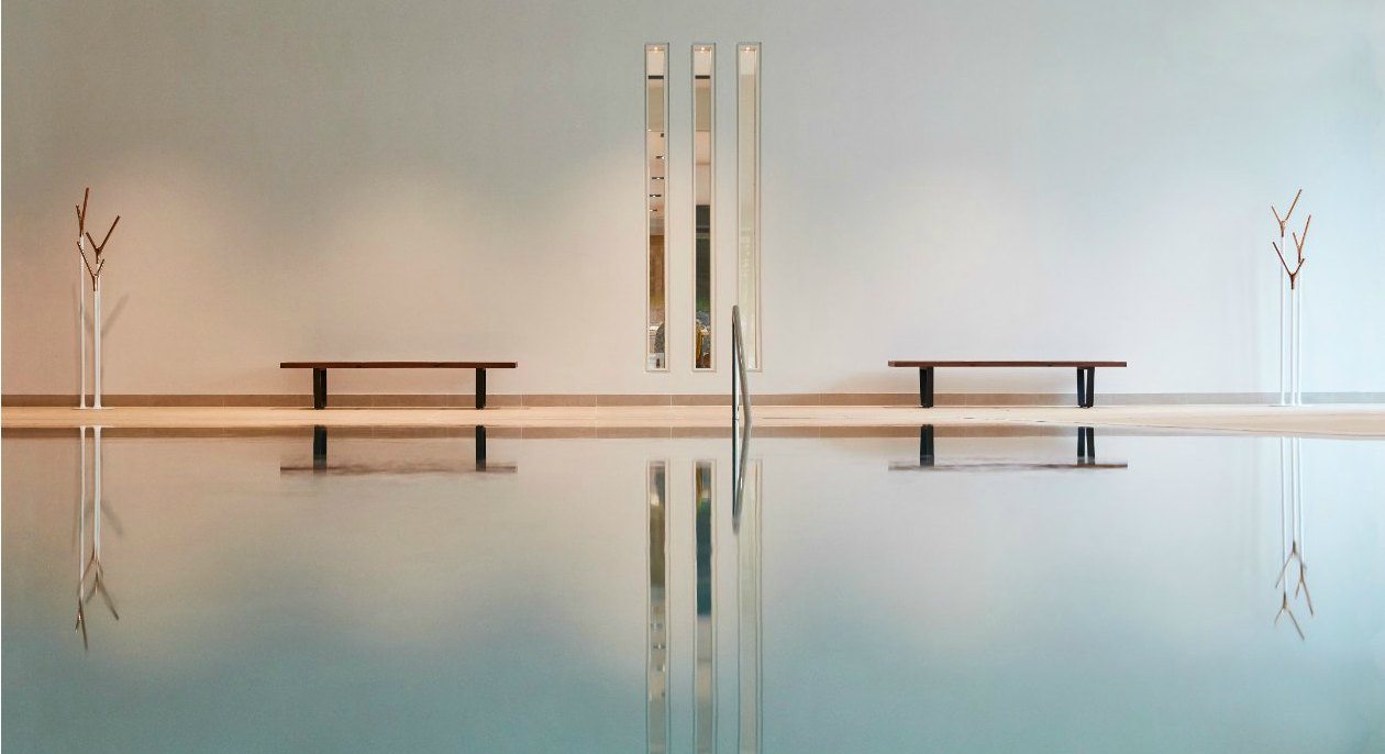 Indoor Pool Doors At Rudding Park Spa