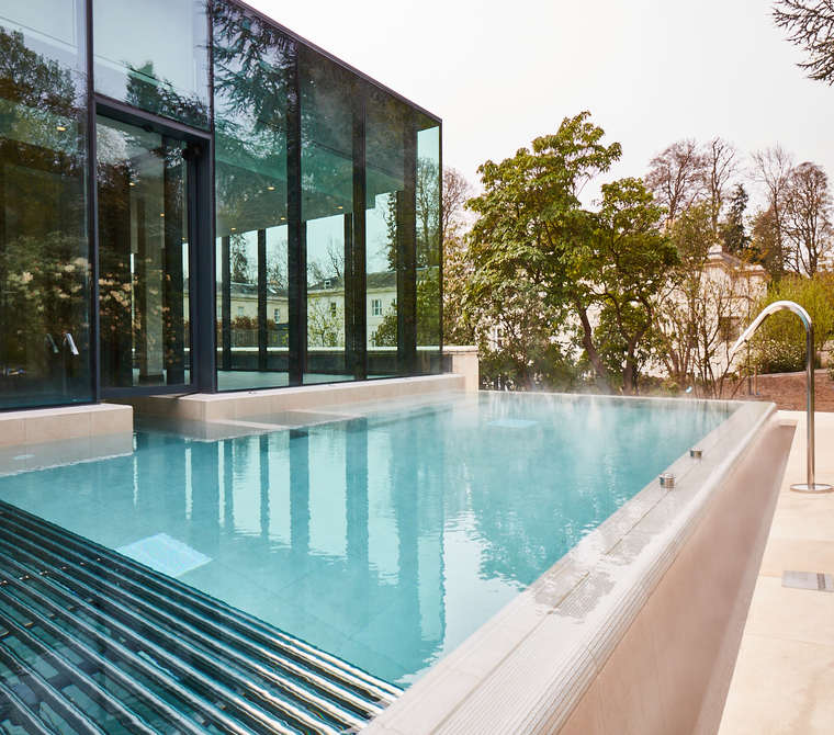 Hydrotherapy Infinity Pool At Rudding Park Spa