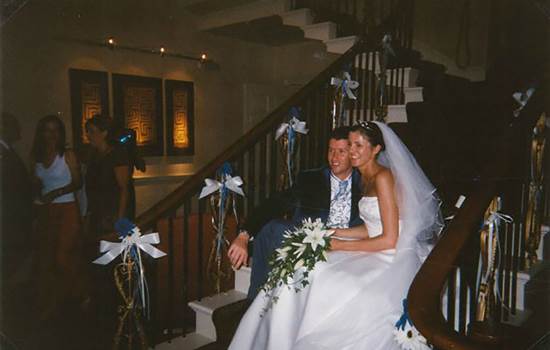 Nuno Rudding House Staircase Wedding