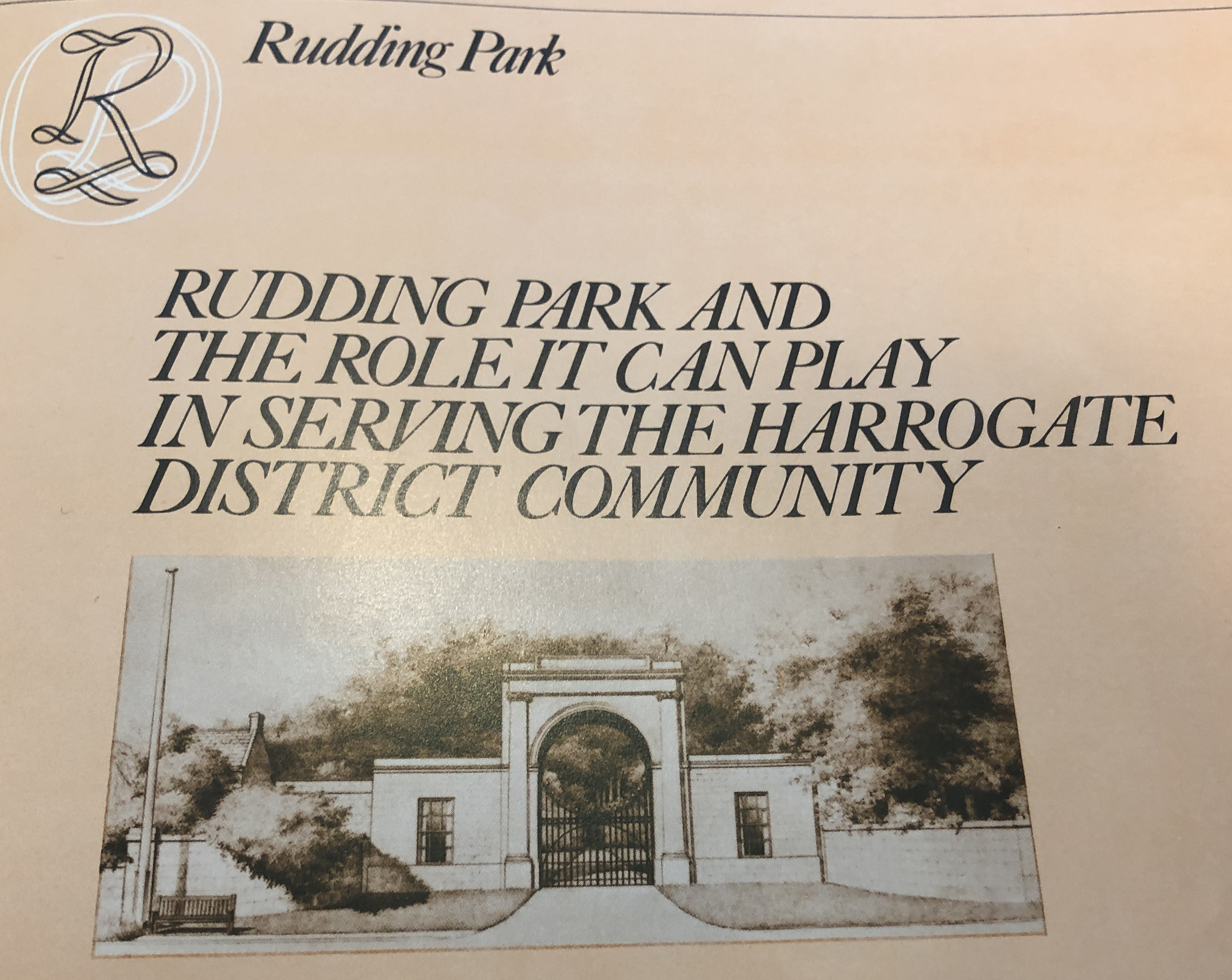 Rudding Park Community Role in Harrogate