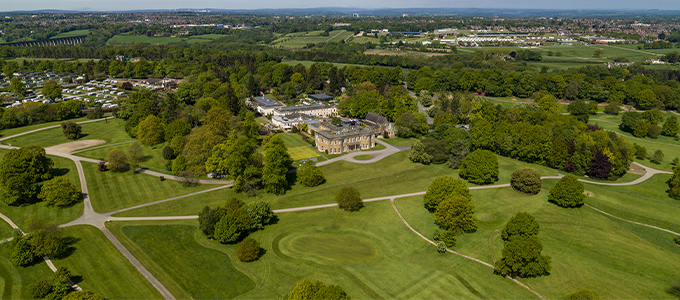 Rudding Park Drone Shot