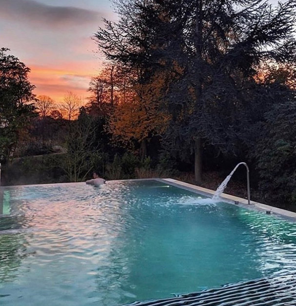 Hydrotherapy Infinity Pool At Rudding Park Spa