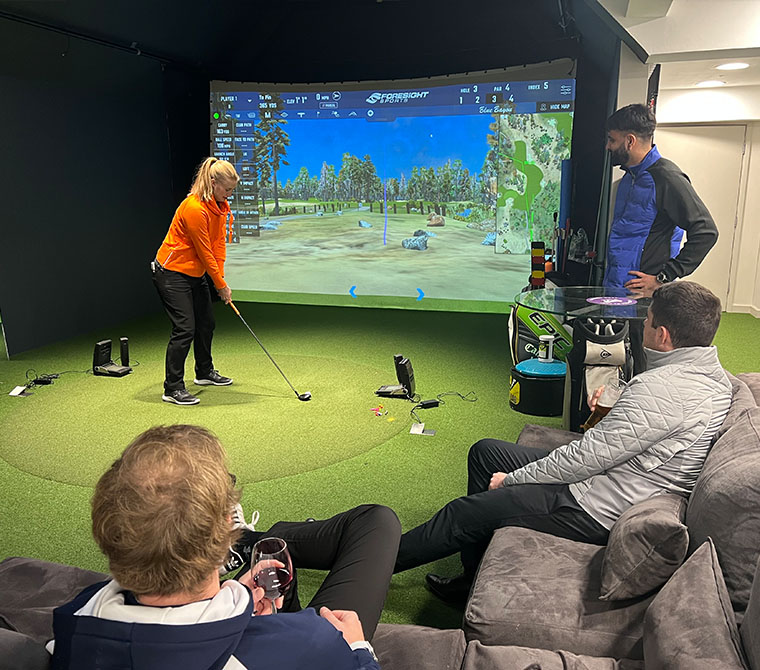 Golf Simulator At Rudding Park