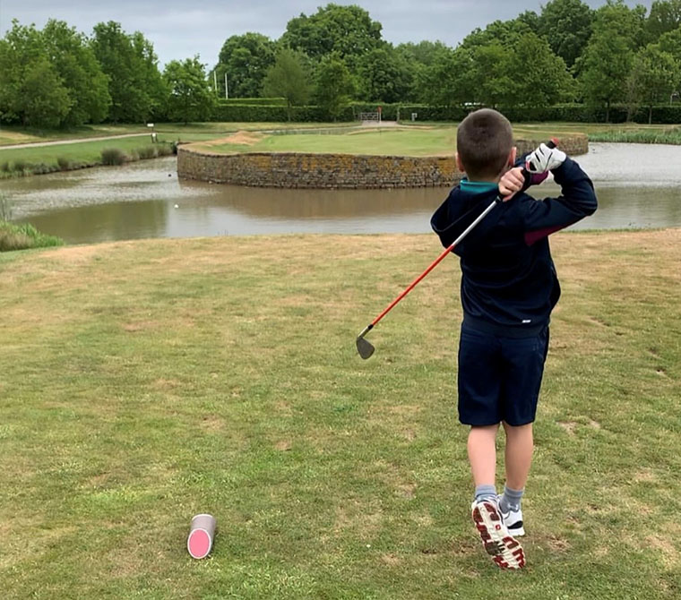 Junior Golfer On Repton
